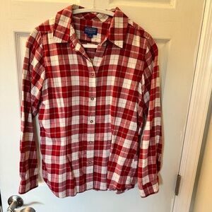 Pendleton Plaid Button-Up Shirt